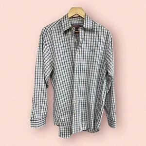 Vineyard Vines By Shep & Ian Medium Plaid Long Sleeve Button Down Whale Shirt